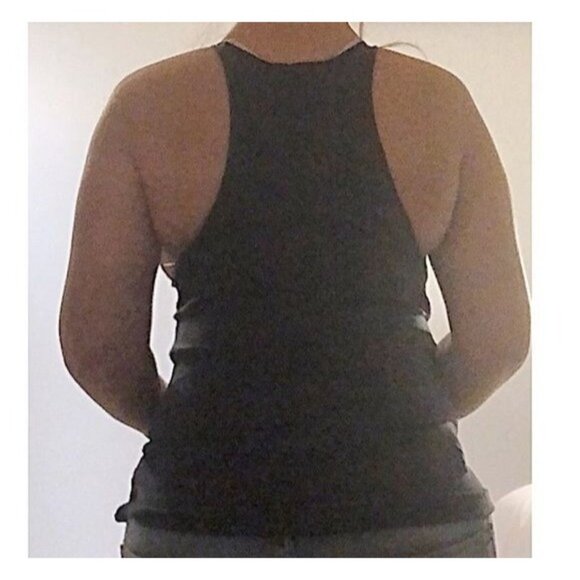 OBEY-WOMEN BLUE FRONT GRAPHIC RACE BACK TANK SIZE MEDIUM - Picture 3 of 3